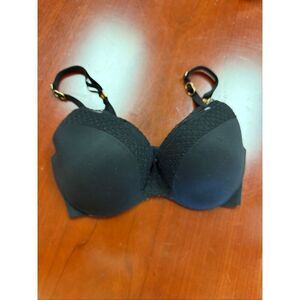 Victoria’s Secret Black Incredible Bra sz 32DD Underwire